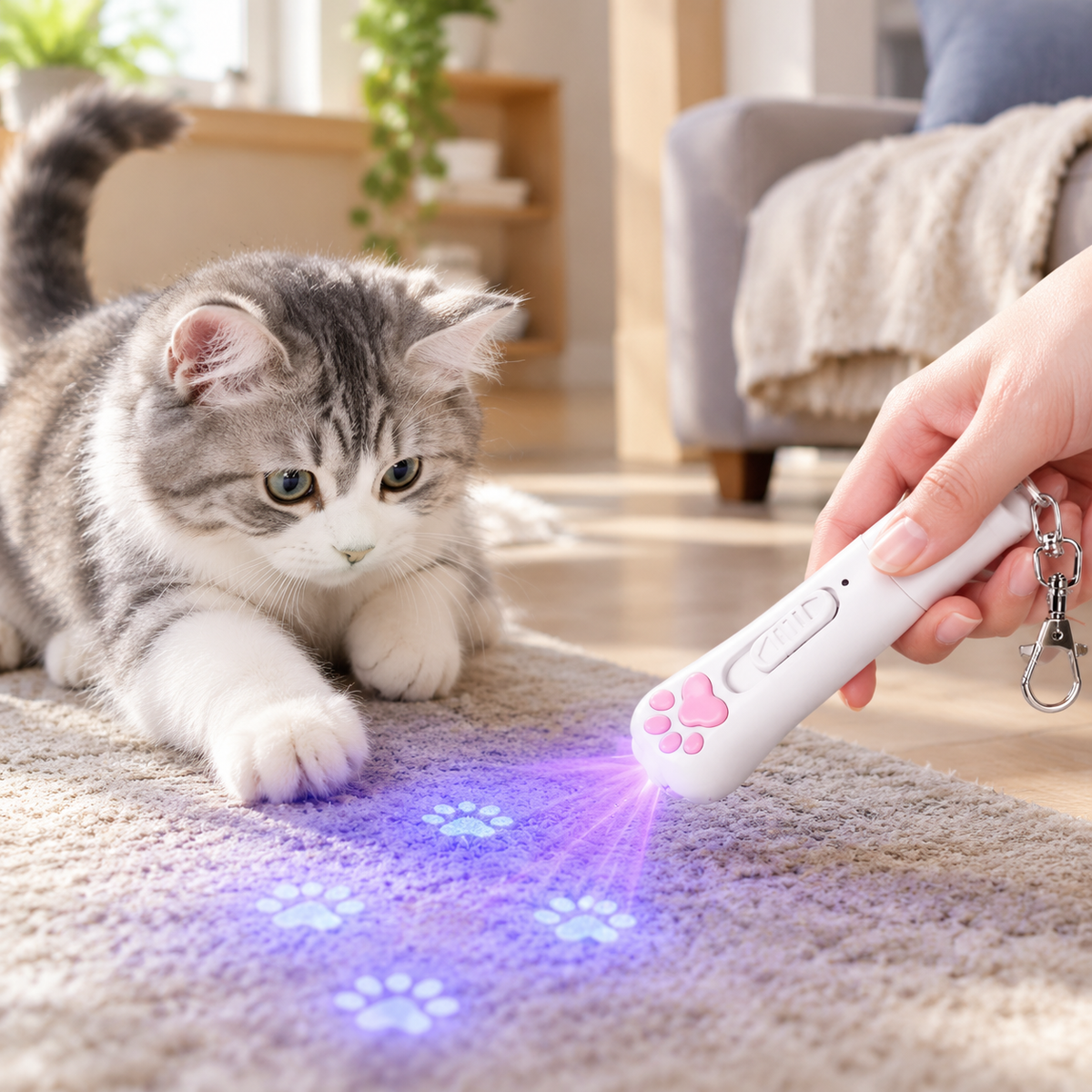 USB Rechargeable Pet Laser Pointer Toy
