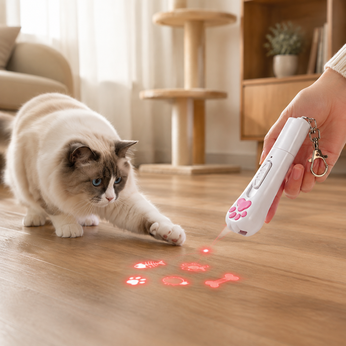 USB Rechargeable Pet Laser Pointer Toy
