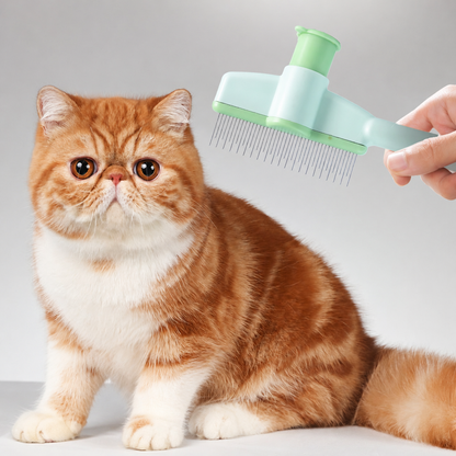 Green Pet Cleaning Comb