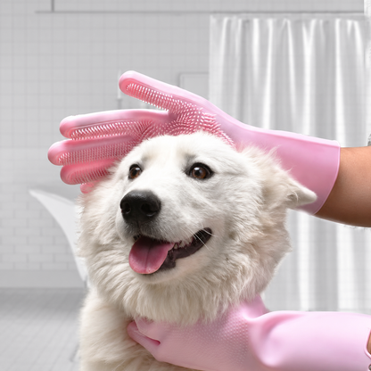 Pet Grooming Massage Gloves