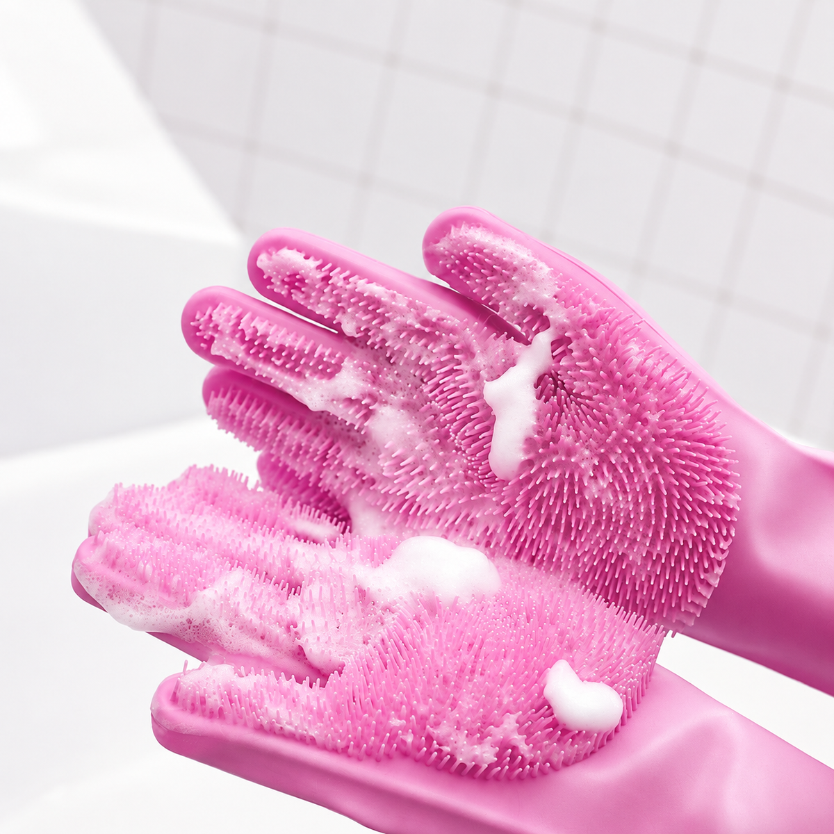 Pet Grooming Massage Gloves