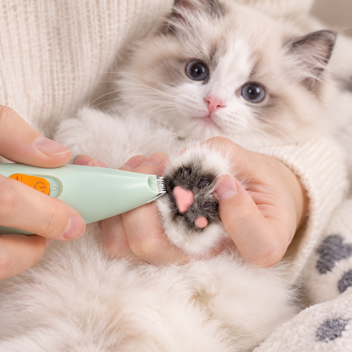 LED Rechargeable Pet Paw Hair Trimmer